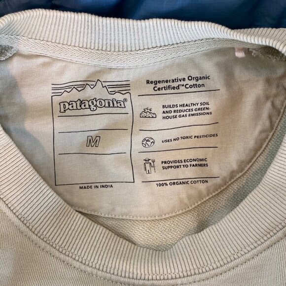 Like New, Patagonia Women's Size Medium Sage Green Raglan Sleeve Sweatshirt - Picture 6 of 8
